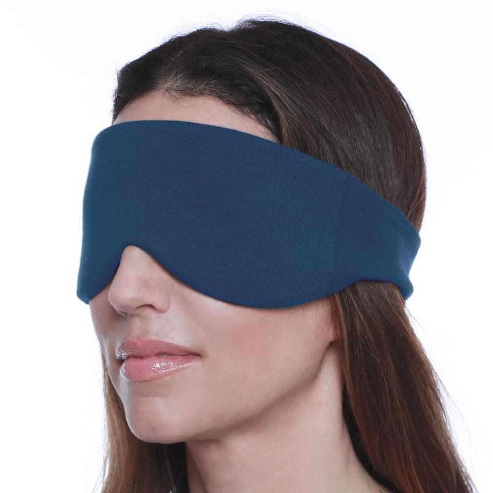 Escape Sleep Mask in Navy Blue - HappyLuxe