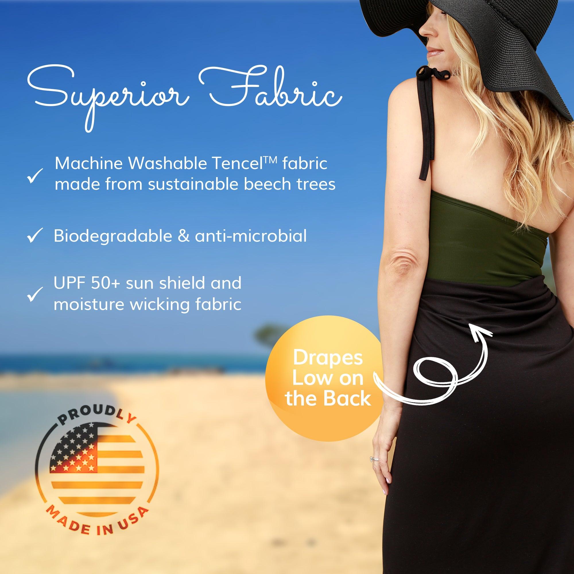 Malibu Cover Up in Jet Black - HappyLuxe