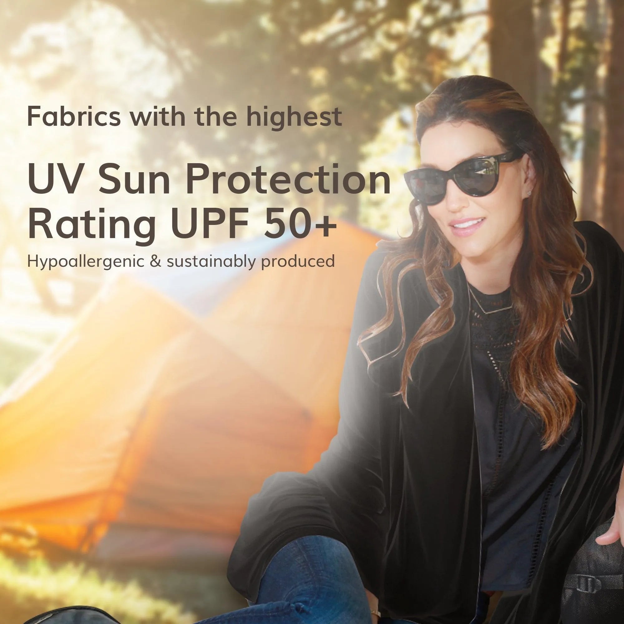 Wayfarer Travel Wrap in Eco Cashmere Jet Black - HappyLuxe