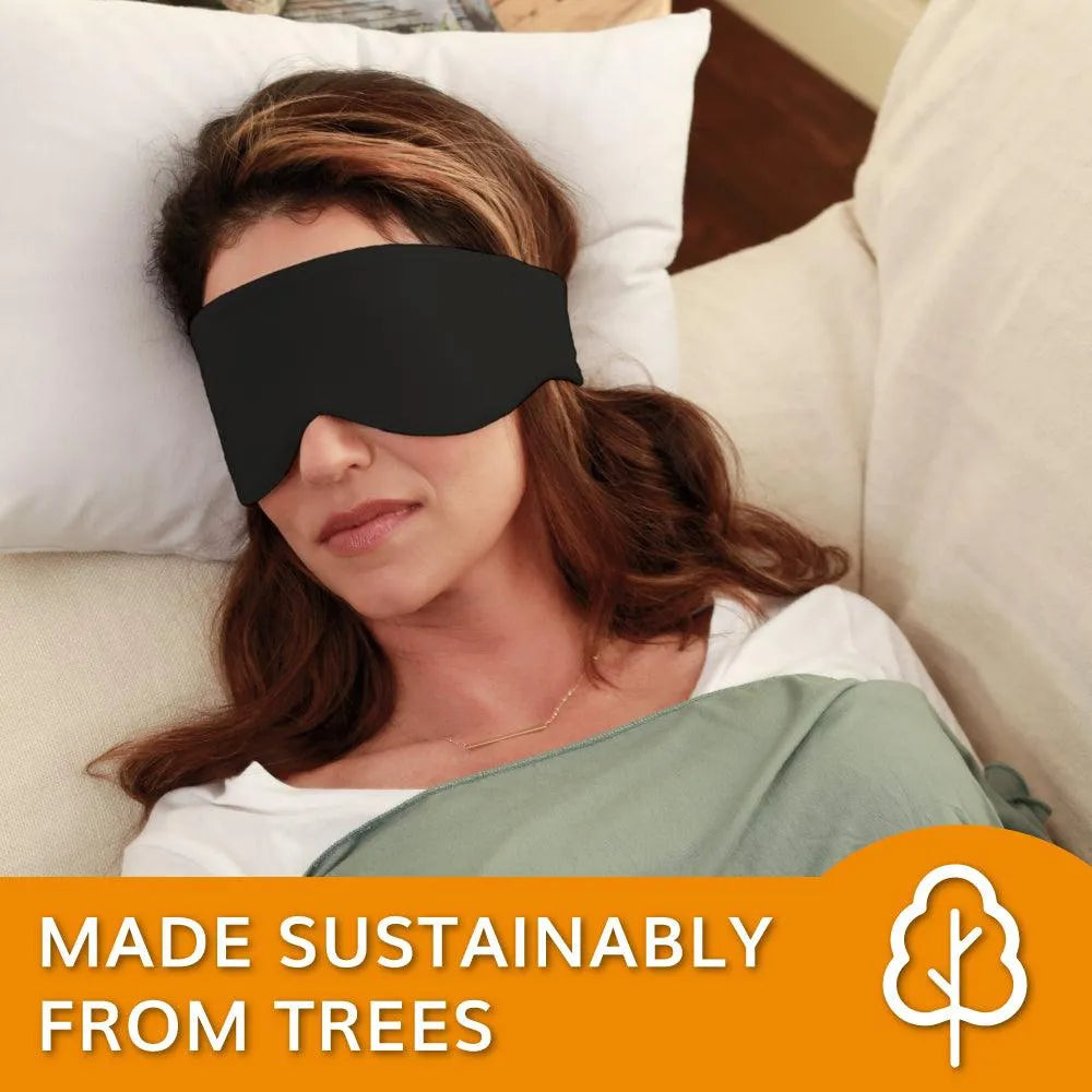 Escape Sleep Mask in Jet Black - HappyLuxe