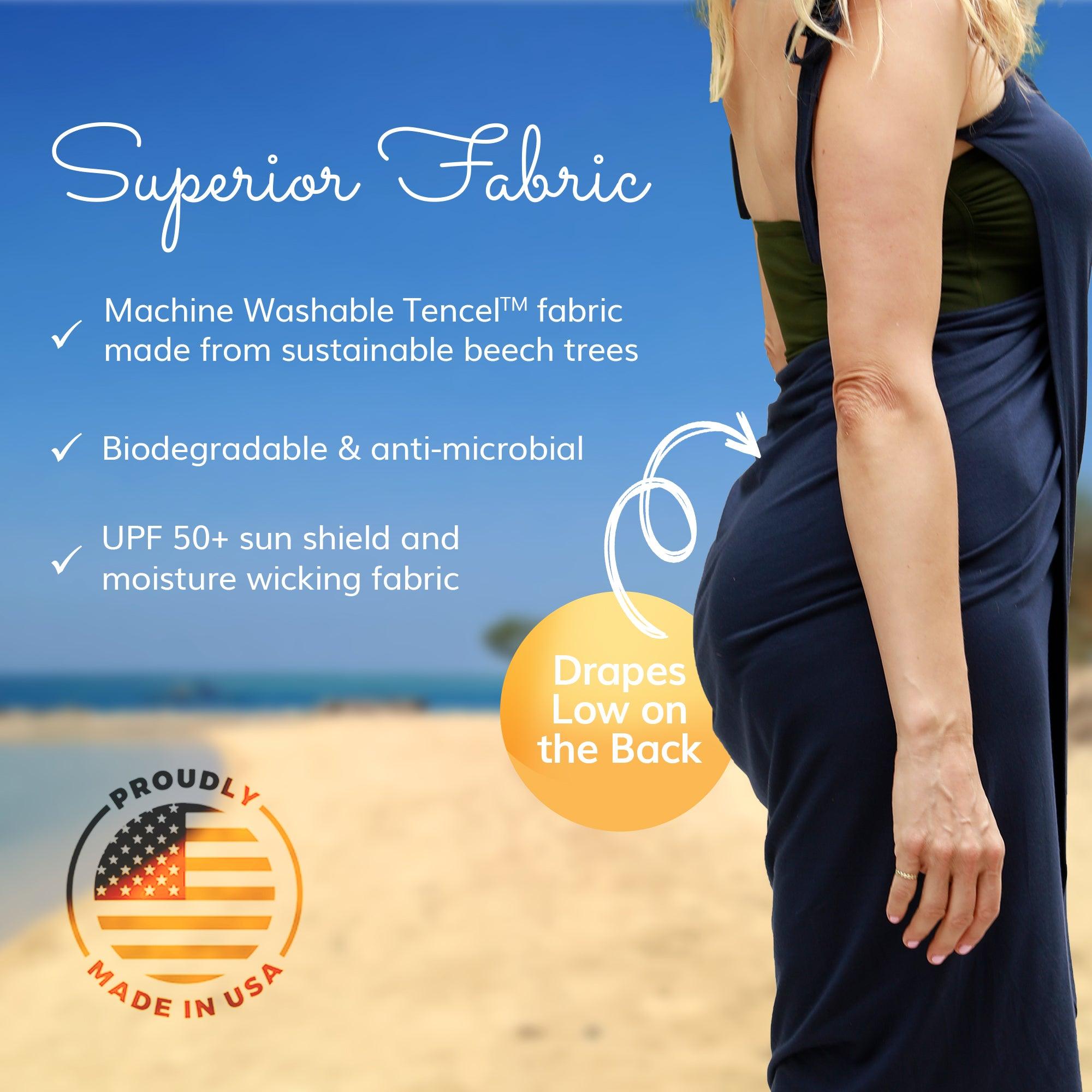 Malibu Cover Up in Navy Blue - HappyLuxe