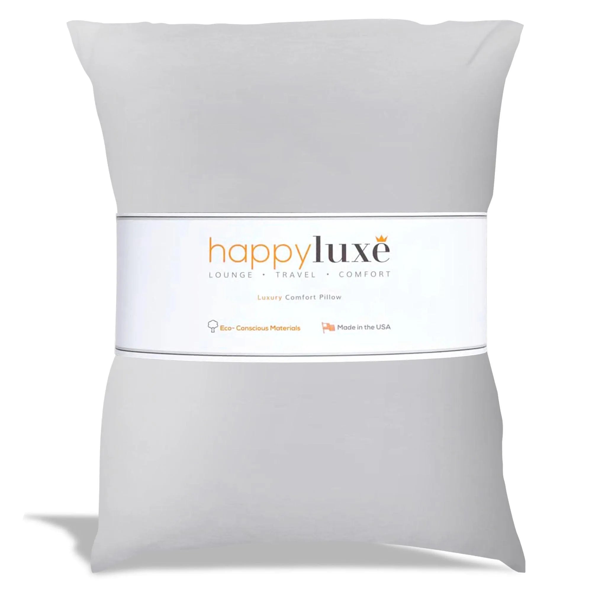 Odyssey Travel Pillow in Silver Gray - HappyLuxe