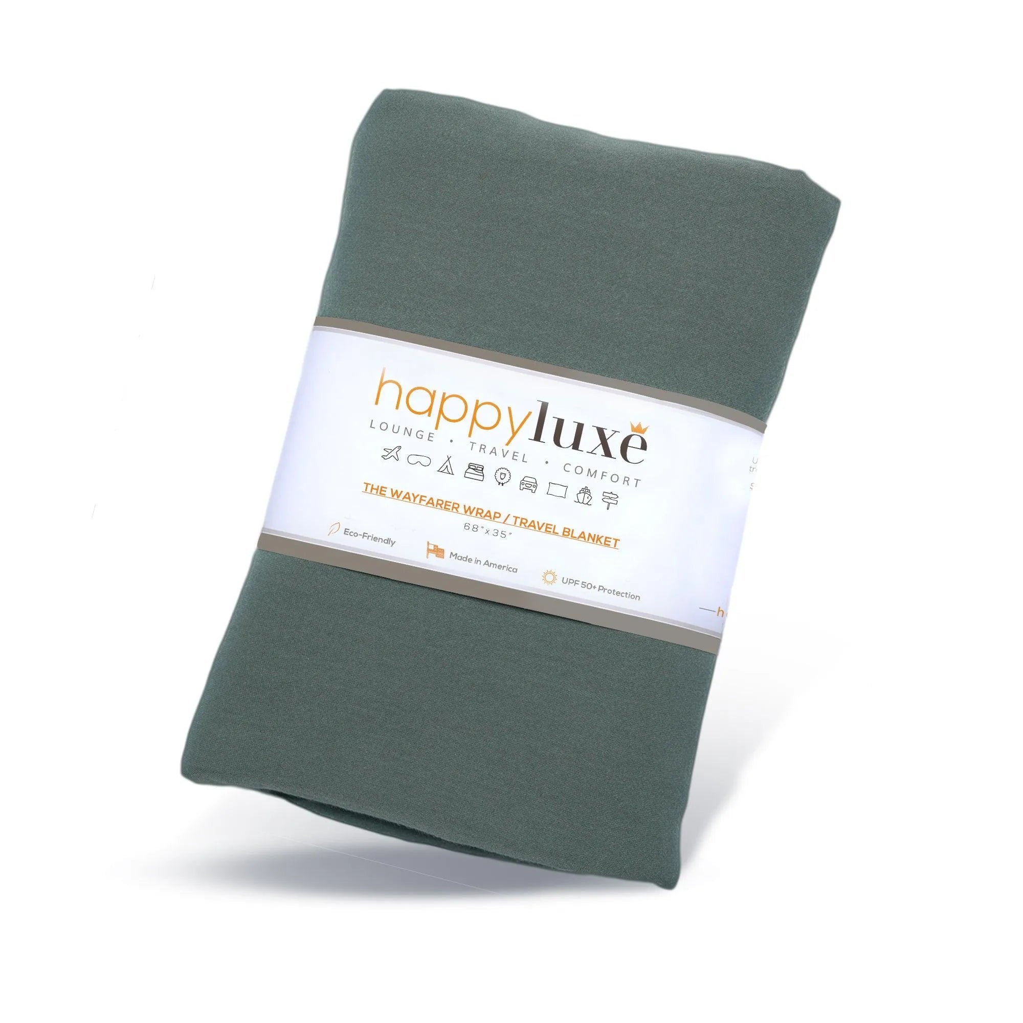 Wayfarer Travel Wrap in Sage Green - HappyLuxe